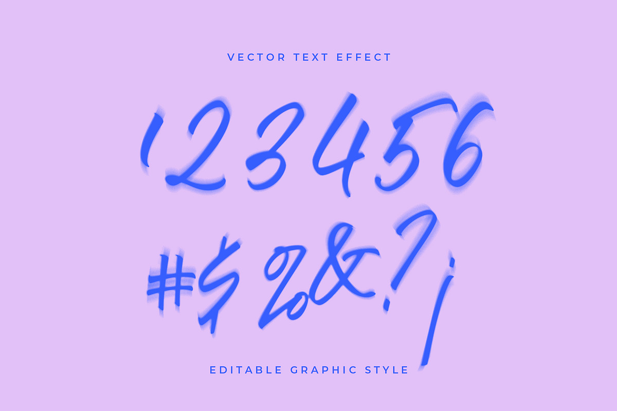 Neon Script Blur Text Effect preview 2