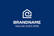 Letter A Home Monoline Logo, a Branding & Logo Template by Pray Art Design Studio (Thumbnail 2 of 2)