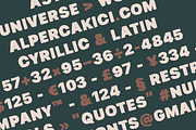 Kniga - Rugged Eroded Typeface, a Sans Serif Font by alpercakici (Thumbnail 19 of 19)
