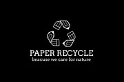 Paper Recycle Logo, a Branding & Logo Template by Shocky Design Studio (Thumbnail 6 of 7)