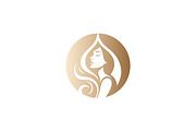 Woman's Silhouette Logo Beauty Brand, a Branding & Logo Template by Signatoro (Thumbnail 2 of 3)