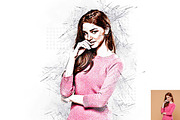 Sketch Halftone FX Photoshop Action, an Action Add-On by Studio Retouch (Thumbnail 2 of 15)