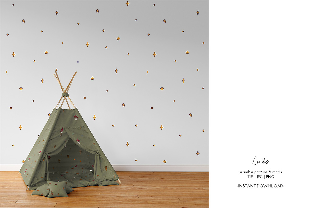 Autumn - seamless pattern & clipart, a Seasonal Illustration by Liiafis (Photo 7 of 13)