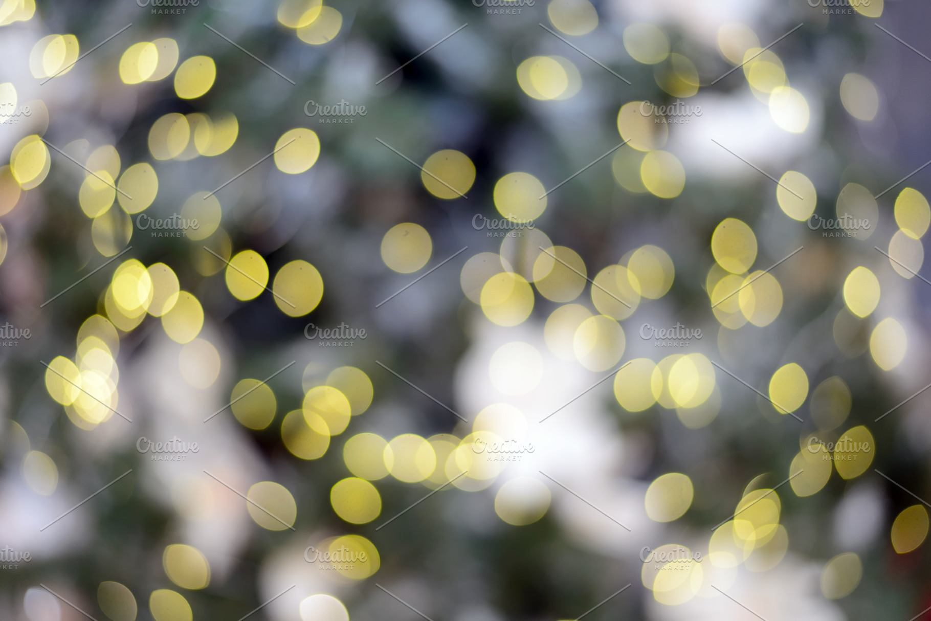 Blurry new year and christmas lights stock photo containing light and bokeh, a Holiday Photo by FedotovAnatoly