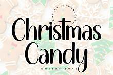 Christmas Candy Font