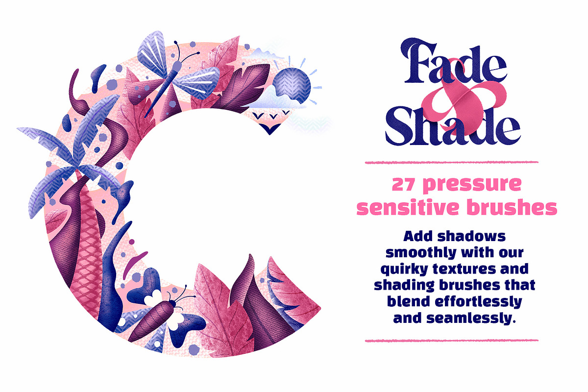 Fade & Shade Brush Set & Tutorials, a Brush Add-On by Shoutbam (Photo 2 of 12)