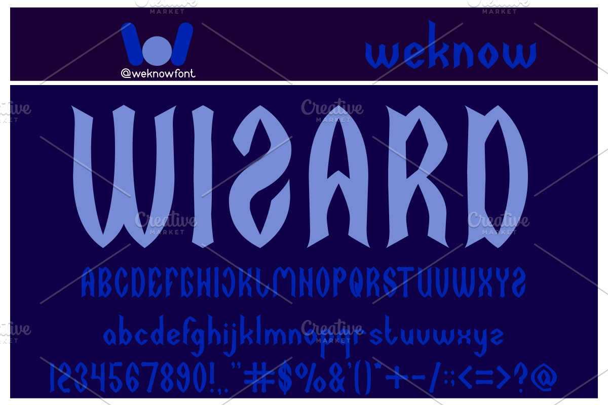 Dark empire font, a Font by weknow (Photo 4 of 5)