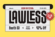 Carglos - Condensed Sans Serif Font, a Sans Serif Font by Say Studio (Thumbnail 9 of 13)