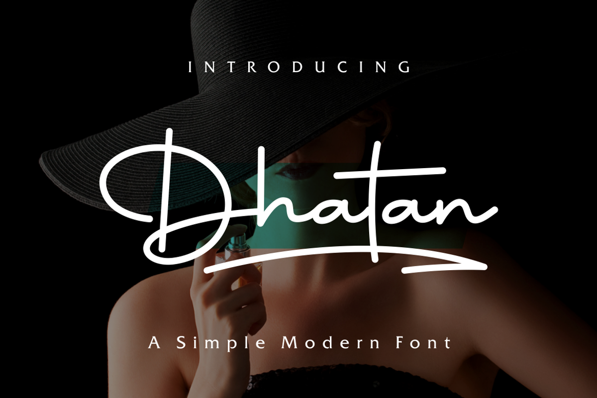 Dhatan, a Handwritten Font by albert_kalingga (Photo 1 of 4)