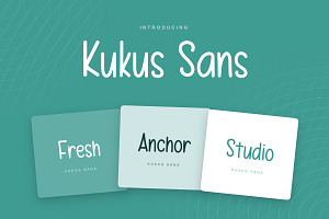Kukus Sans – Modern Sans Typeface