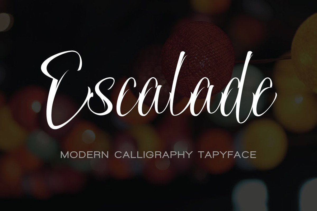 Escalade Typeface