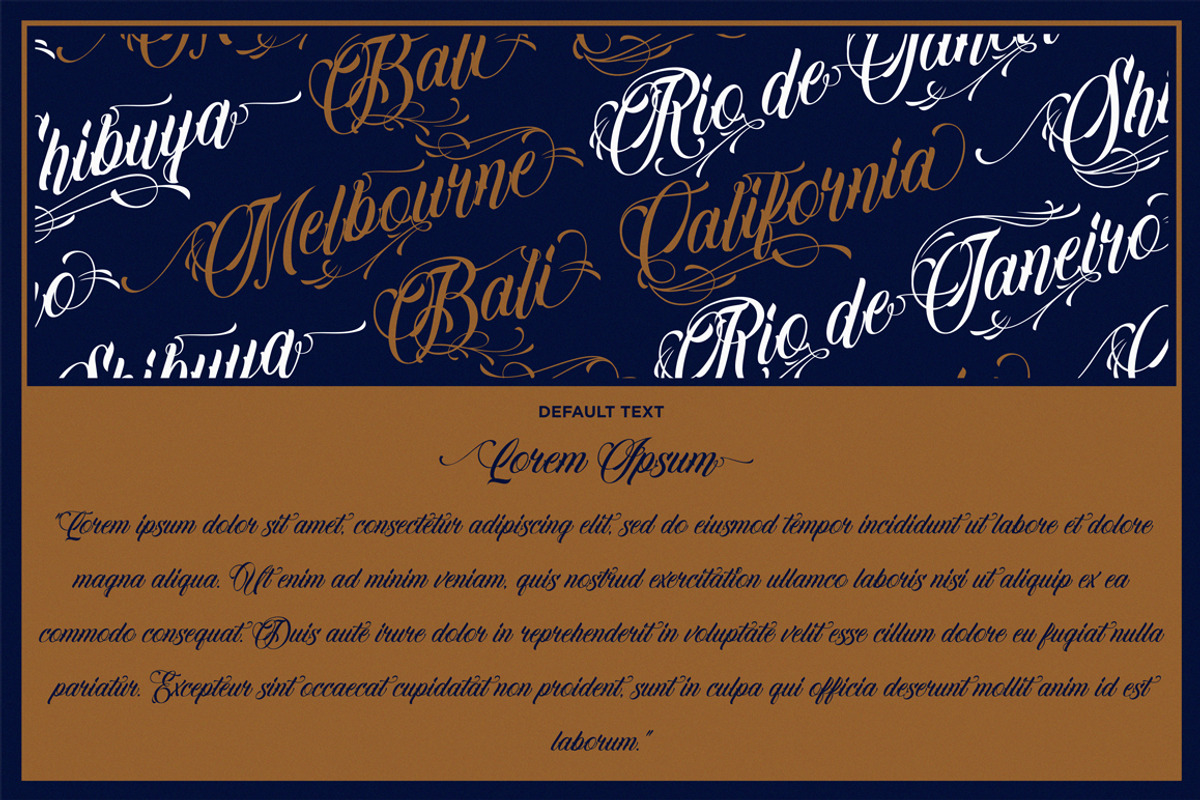 Familia Script preview 3