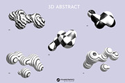 Puffy Abstract 3D Graphics Shapes, an Object Graphic by Youandigraphics (Thumbnail 10 of 15)