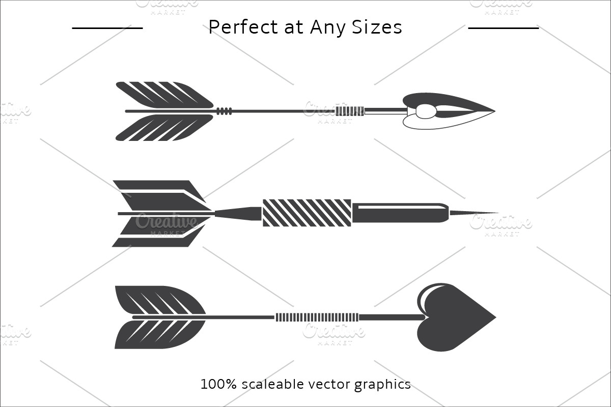 Decorative Boho Arrow and Dart Set, an Object Graphic by Designfour (Photo 5 of 7)