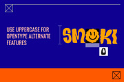 MickySmoki - psychedelic groovy font, a Font by Sanskertype Studio (Thumbnail 4 of 10)