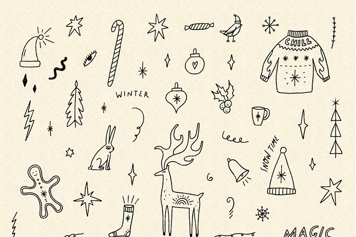 Holly Jolly Bundle, an Animal Illustration by Annie Konst (Photo 3 of 11)