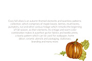 Cozy Fall Vibes Watercolor Elements, a Pattern Graphic by Sheikhadesign (Thumbnail 2 of 7)