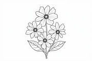 Floral Coloring Book for Adults Set, an Illustration by Creativeshirt (Thumbnail 3 of 9)