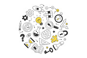 Riddles and Quizzes, an Education Illustration by Elena Pimukova (Thumbnail 3 of 7)