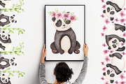 Panda Garden, an Animal Illustration by MayaNavits (Thumbnail 18 of 19)