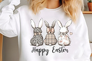 Happy Easter PNG Coquette Easter Bun, an Illustration by designcity5 (Thumbnail 6 of 9)