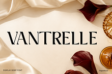 VANTRELLE Luxury Display Serif Font