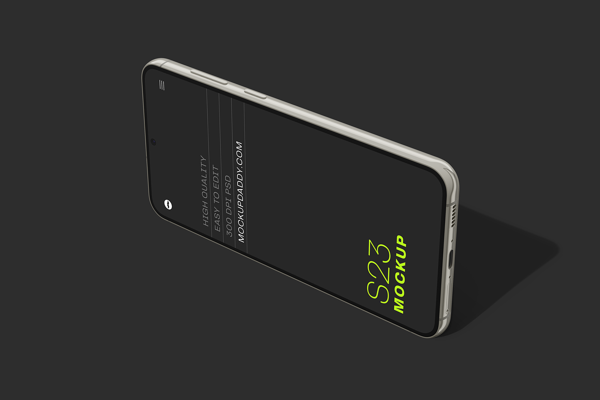 Samsung S23 Mockup, an Android Mockup by Mockupdaddy (Photo 7 of 21)