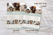 Photographer Media Kit Green Beige, a Resume Template by Golden Horizons Studio (Thumbnail 6 of 9)