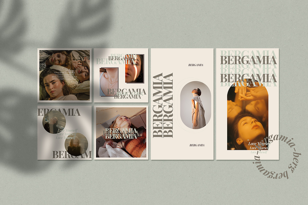 BERGAMIA Instagram Template, a Social Media Template by Compaq_Creative (Photo 6 of 10)