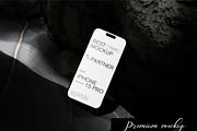 Black iPhone 14 Pro Mockups, an iPhone Mockup by PremiumMockup (Thumbnail 5 of 6)