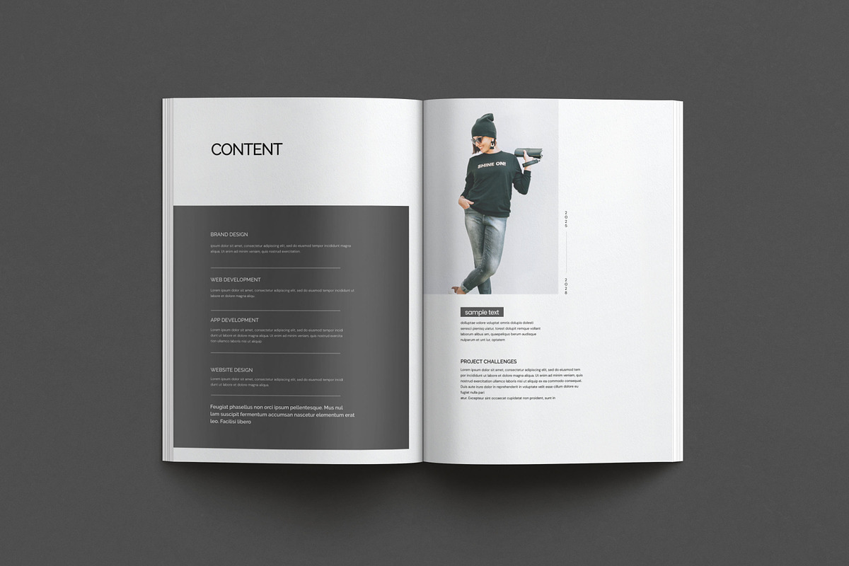 Fashion Design Portfolio Template, a Resume Template by Creatiya Type (Photo 5 of 7)