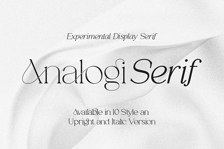Analogi serif, a Serif Font by Soft Creative