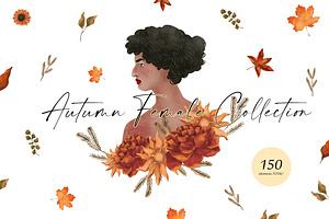 AUTUMN GIRLS Floral Set