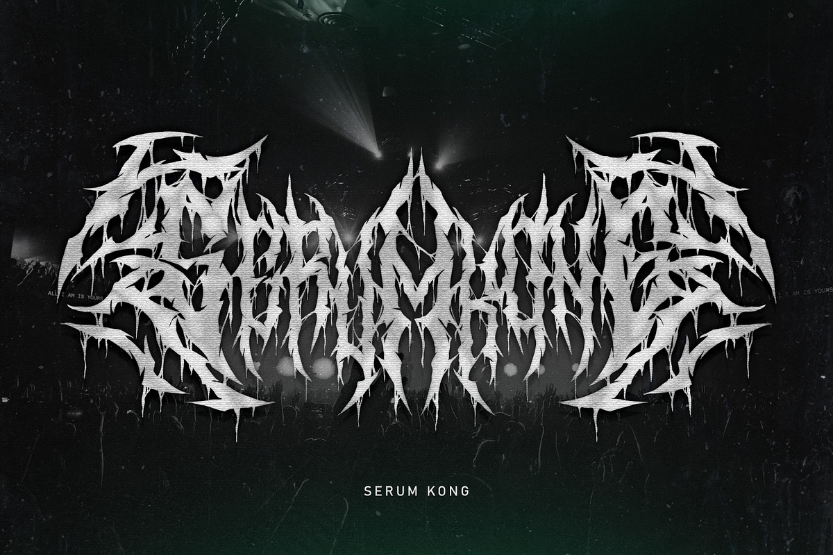 Drumonz | Death Metal Font preview 7
