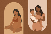 Mother's Love 2 Abstract Posters, an Animal Illustration by Miracles Everywhere (Thumbnail 3 of 10)