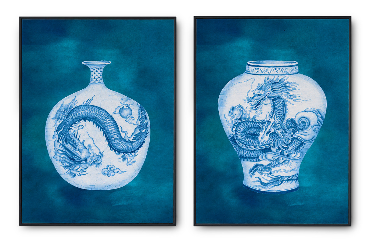 Chinese porcelain, a Pattern Graphic by Kate Demyanovska (Photo 16 of 18)