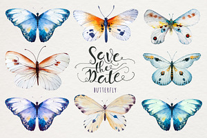 Watercolor Butterfly DIY