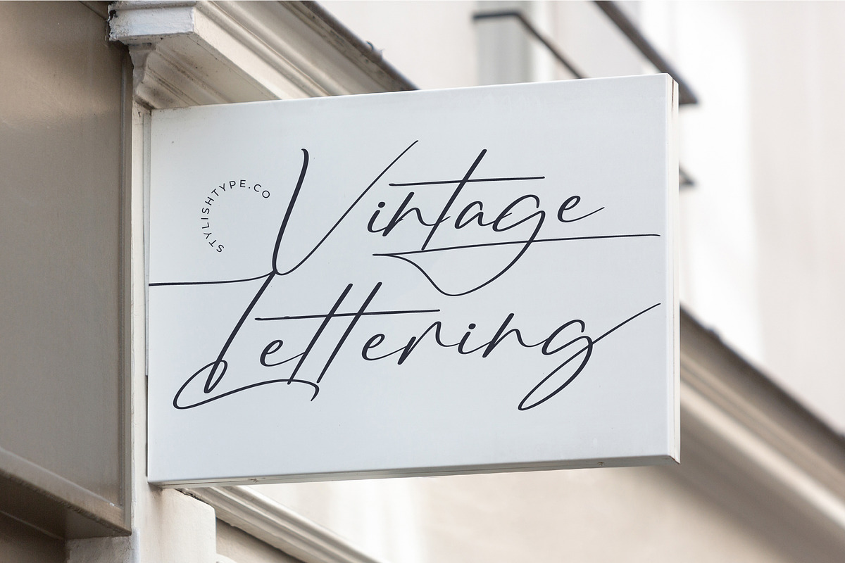 Brington Australi Stylish Signature, a Script Font by stylishtype.co (Photo 6 of 20)