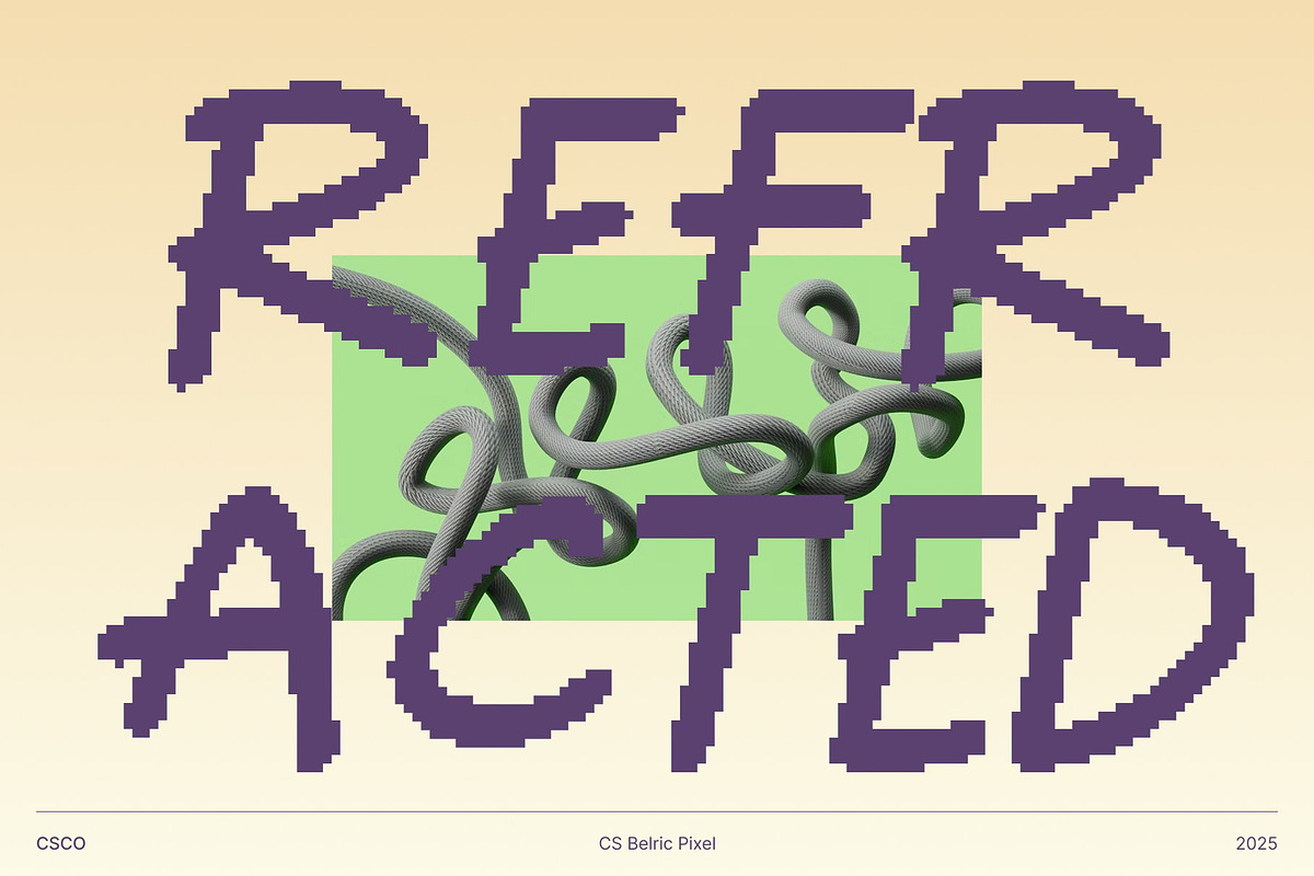 CS Belric Pixel, a Handwritten Font by Craft Supply Co. (Photo 6 of 8)
