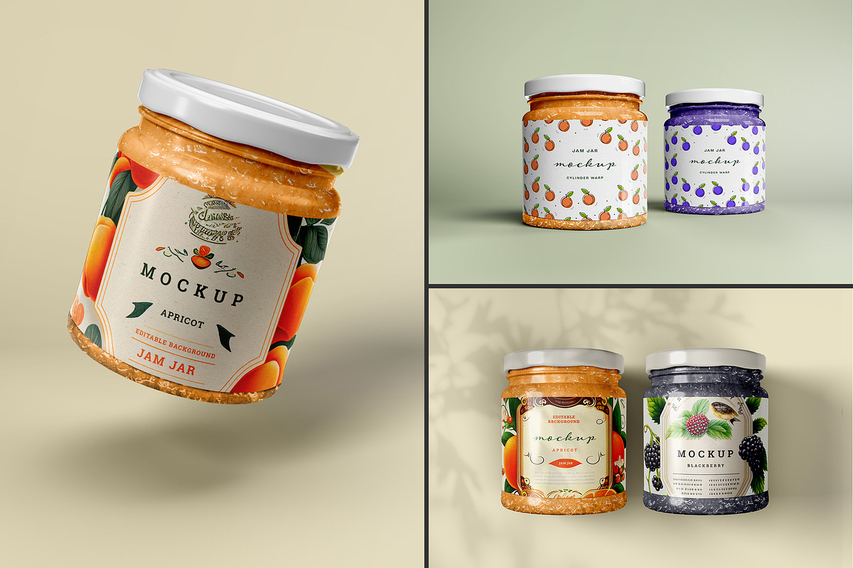 Jam Jar Mockup, a Cups & Container Mockup by dpi (Photo 3 of 6)