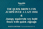 Kaysto - Serif Display Font, a Serif Font by Ekahermawan (Thumbnail 10 of 15)