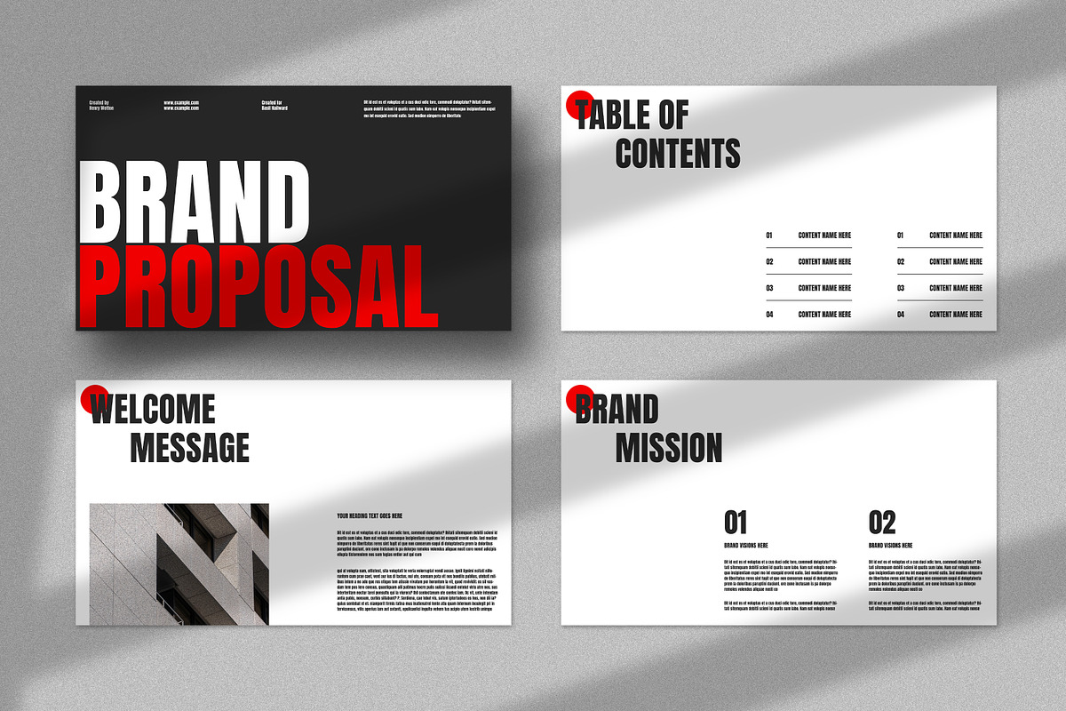 Brand Proposal Presentation Template, a Presentation Template by Artisan Vibes (Photo 7 of 8)
