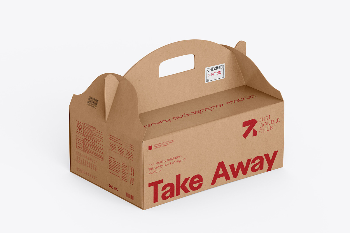Gable Box Packaging Mockup, a Packaging Mockup by Ram Studio LLC (Photo 10 of 19)