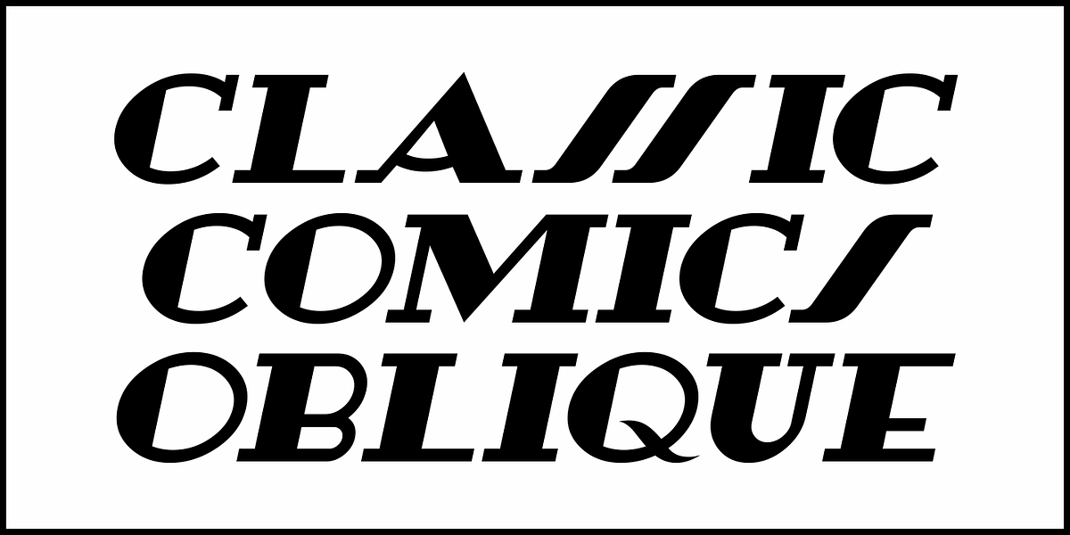 Classic Comics JNL, a Font by Jeff Levine Fonts (Photo 4 of 5)