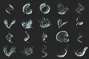 Water Splash Photoshop Brushes, a Brush Add-On by SimplDesign (Thumbnail 3 of 4)