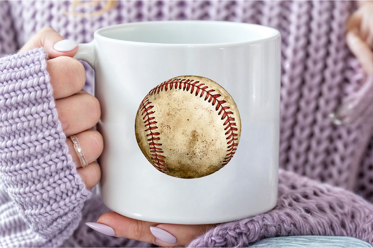 Vintage Baseball Game Day Clipart, an Illustration by DreamCafeArt (Photo 6 of 7)