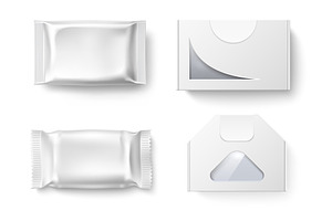 Set white soap packaging. Blank, an Object Illustration by YummyBuum