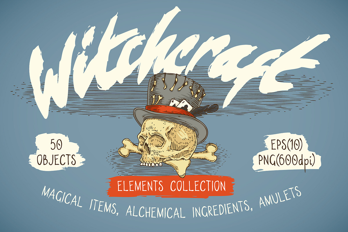 Witchcraft Illustration Collection, an Object Illustration by DeepFuze (Photo 1 of 5)