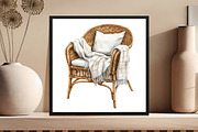 Watercolor Boho Clipart, an Illustration by DreamCafeArt (Thumbnail 4 of 5)