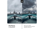 Stormy Sky Replacement Pack, a Preset Add-On by Pix Cafe (Thumbnail 2 of 6)